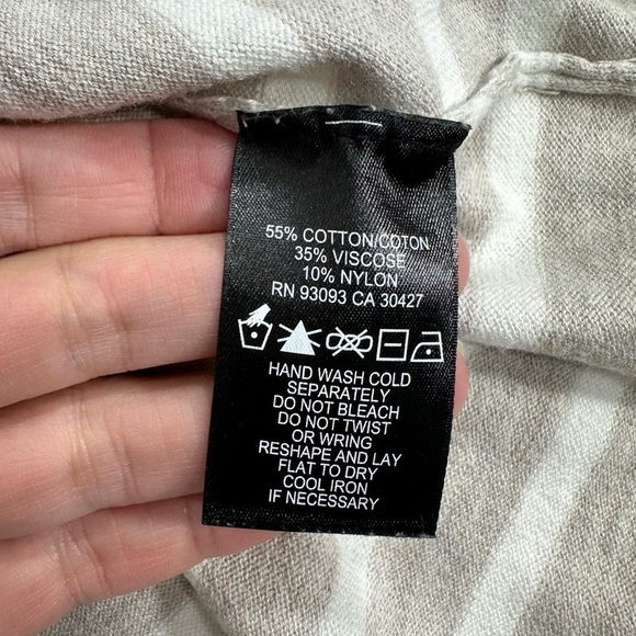 Nic+Zoe knit stripe sweater size L - Picture 8 of 8